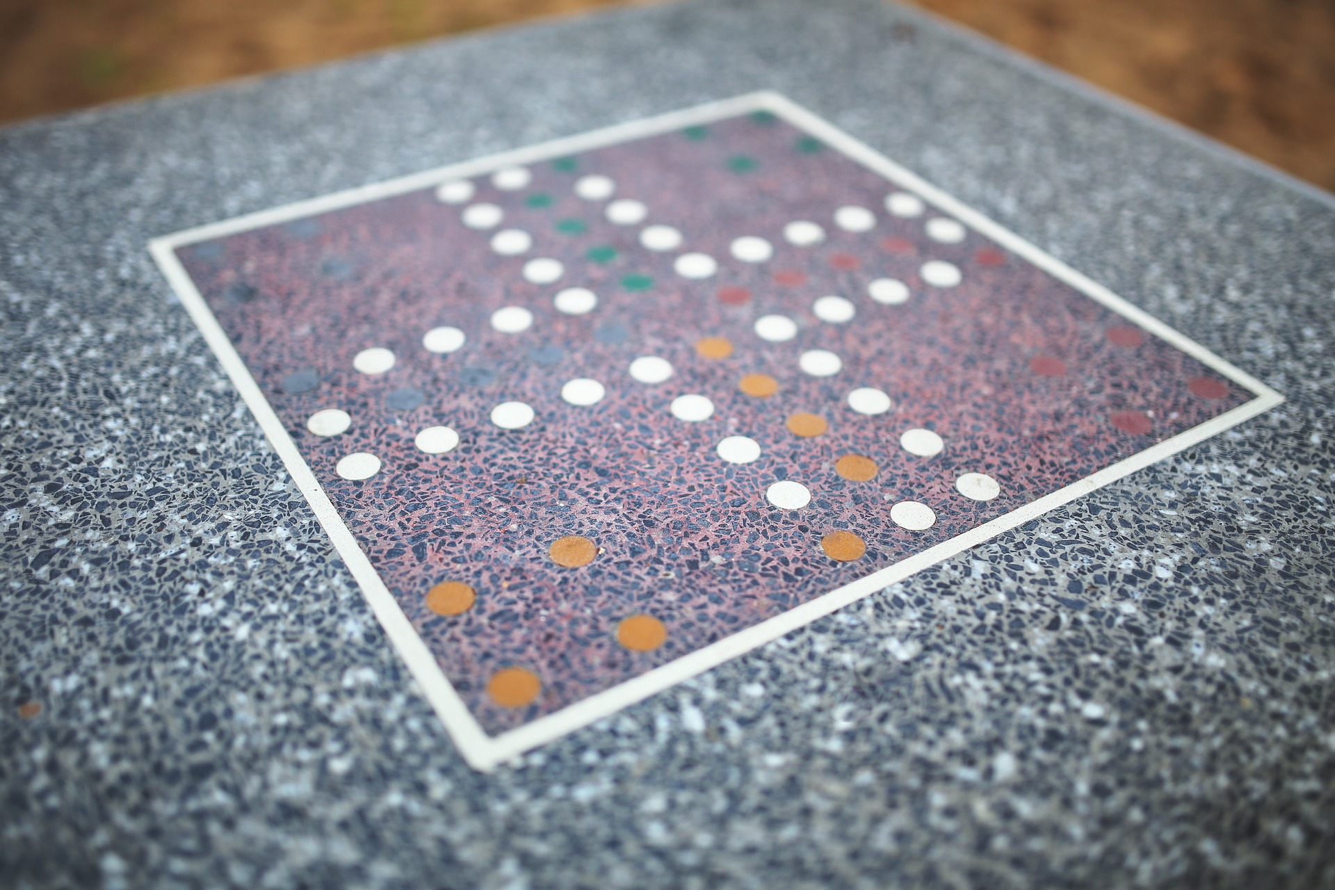 Terrazzo and tiling works/ flooring.
